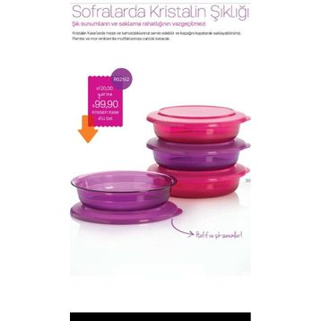 Tupperware Kristalin 4 lt Süzgeçli Saklama Kabı