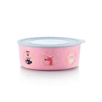 Tupperware Kurabiyem Yılbaşı 1.5 lt Pembe Saklama Kabı