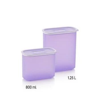 Tupperware Lila 2'li Oval Saklama Kabı