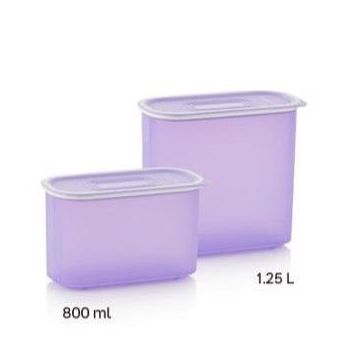 Tupperware Lila 2'li Oval Saklama Kabı