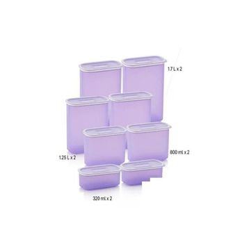 Tupperware Lila 8'li Oval Saklama Kabı