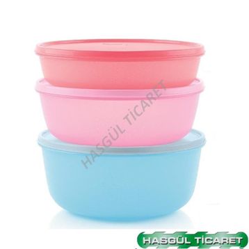 Tupperware Mega Mucize Şekerler 3'lü Saklama Kabı