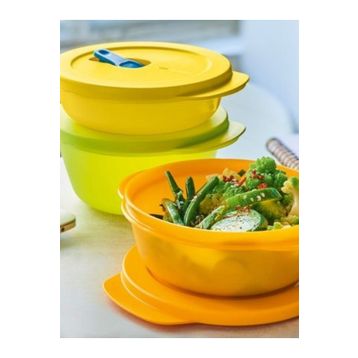 Tupperware Mikro 3'lü Renkli Saklama Kabı
