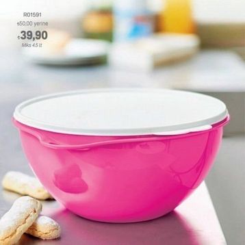 Tupperware Miksim Pembe 4,5 lt Saklama Kabı