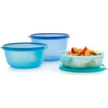 Tupperware Mucize Şekerler Mavi 3'lü Saklama Kabı
