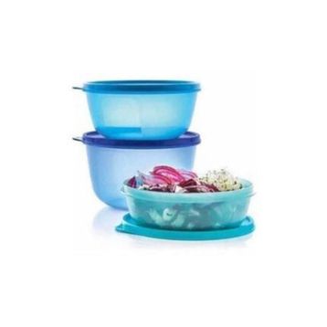 Tupperware Mucize Şekerler Mavi 3'lü Saklama Kabı