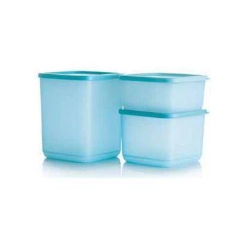 Tupperware Nazar Su Set Kare 3'lü Saklama Kabı