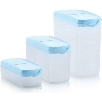Tupperware Oval 3'lü Kuru Gıda Saklama Kabı