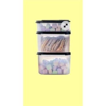 Tupperware Oval 3'lü Kuru Gıda Saklama Kabı