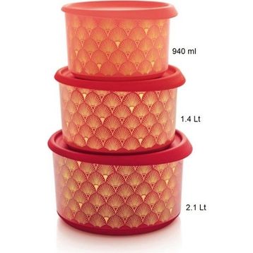 Tupperware Parıltı 3'lü Saklama Kabı