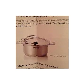 Tupperware Platinum 5.9 lt Tencere