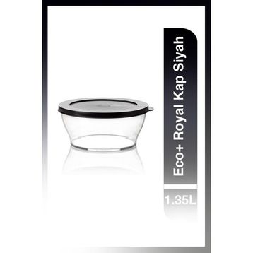 Tupperware Royal 1.35 lt Siyah Saklama Kabı