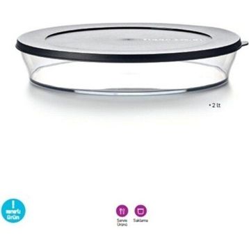 Tupperware Royal 2 lt Siyah Saklama Kabı