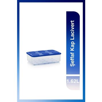 Tupperware Şeffaf 1.62 lt Lacivert Saklama Kabı
