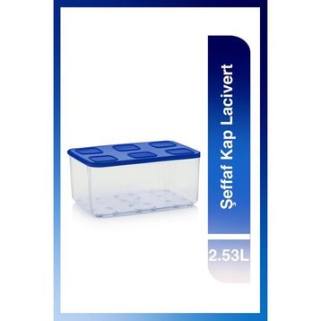 Tupperware Şeffaf 2.53 lt Lacivert Saklama Kabı