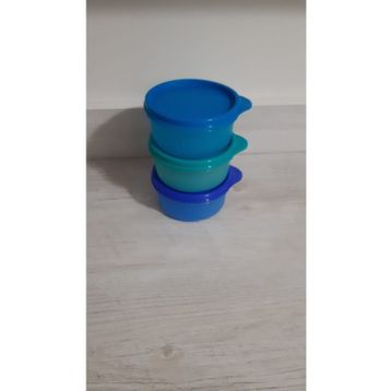 Tupperware Şeker Kapları Mavi 3'lü Saklama Kabı