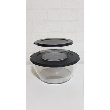 Tupperware Siyah Eco+ Royal 990 ml Kap