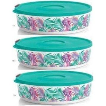 Tupperware Tropikal 3x2.5 lt Saklama Kabı