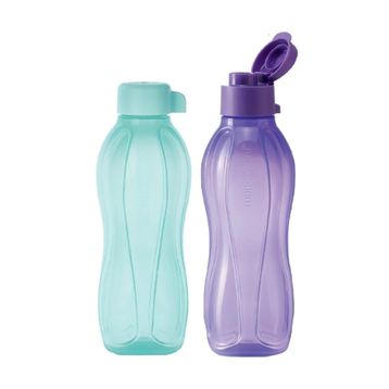 Tupperware Turkuaz-Mor 500 ml 2'li Şişe Set Suluk