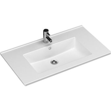 Turavit Bella 80 cm Beyaz Etejerli Lavabo