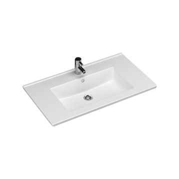 Turavit Bella 80 cm Beyaz Etejerli Lavabo