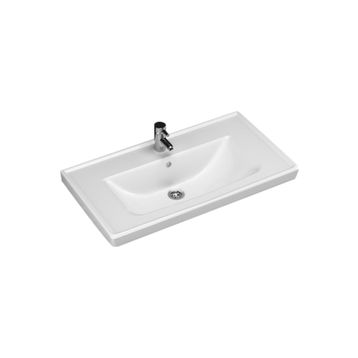 Turavit Bella 80 cm Beyaz Etejerli Lavabo