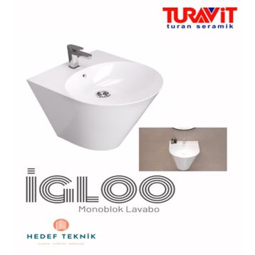 Turavit İgloo Monoblok Lavabo