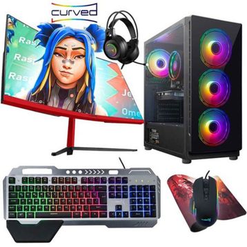 Turbox TX4546 Ryzen 5 3600 32GB RAM 512GB SSD RX 550 23.6 inç Curved Oyun Bilgisayarı