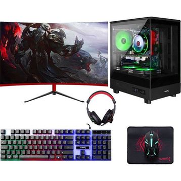 Turbox TX6067 i7-3770 16GB RAM 512GB SSD 4GB RX 550 FreeDOS 23.6 inç Monitör Oyun Bilgisayarı