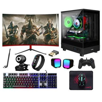 Turbox TX6187 i5-11400F 32GB RAM 512GB SSD 8GB RX580 FreeDOS 23.6 inç Monitör Oyun Bilgisayarı