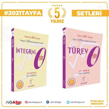 Türev ve İntegral Sıfır 2 Kitap Set Karekök Yayınları