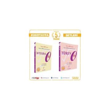 Türev ve İntegral Sıfır 2 Kitap Set Karekök Yayınları
