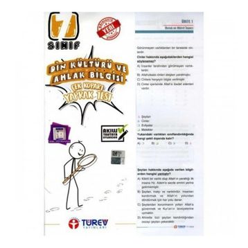 Türev Yayınları 7. Sınıf Din Kültürü Ve Ahlak Bilgisi Çek Kopart