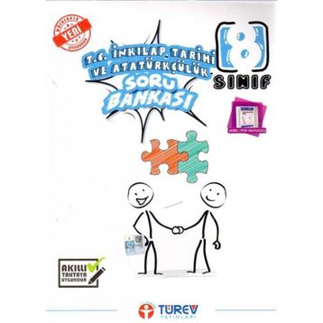 Türev Yayınları 8. Sınıf T.C. İnkılap Tarihi Ve Atatürkçülük Soru Bankası