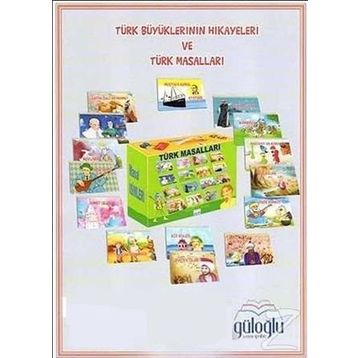 Türk Büyüklerinin Hikayeleri ve Türk Masalları Seti-15 Kitap Takım - Kolektif