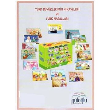 Türk Büyüklerinin Hikayeleri ve Türk Masalları Seti-15 Kitap Takım - Kolektif