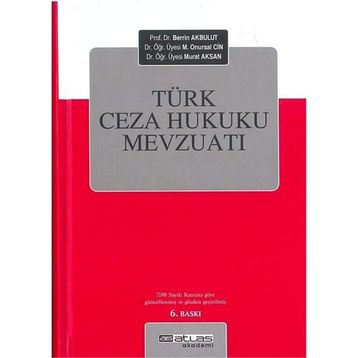 Türk Ceza Hukuku Mevzuatı
