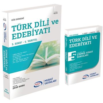 Türk Dili ve Edebiyatı 3. Sınıf 5. Yarıyıl Çıkmış Sınav Soruları Kod 6153 - kollektif