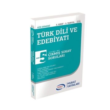 Türk Dili ve Edebiyatı 3. Sınıf 5. Yarıyıl Çıkmış Sınav Soruları Kod 6153 - kollektif