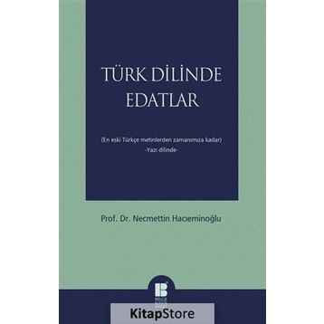 Türk Dilinde Edatlar - Necmettin Hacıeminoğlu