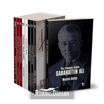 Türk Edebiyatçıları 9 Kitap Takım Kitap Seti-Halk Kitabevi