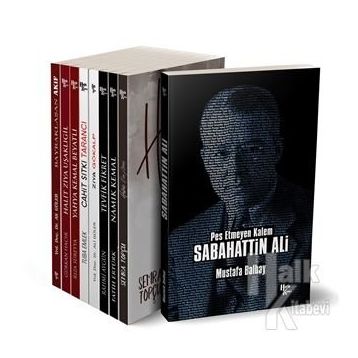 Türk Edebiyatçıları 9 Kitap Takım Kitap Seti-Halk Kitabevi