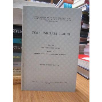 TÜRK İNKILABI TARIHI (CILT 3-KISIM 2) - YUSUF HIKMET BAYUR