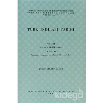 TÜRK İNKILABI TARIHI (CILT 3-KISIM 2) - YUSUF HIKMET BAYUR