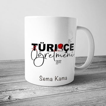 Türkçe Öğretmeni Kupa Bardak