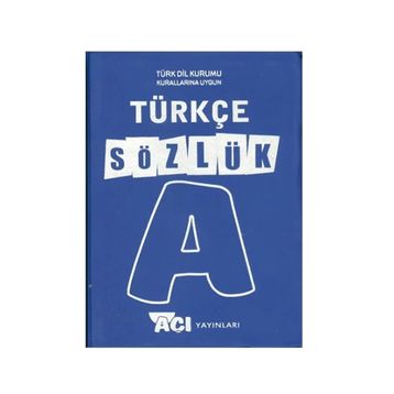 Türkçe Sözlük-Açı Yayınları