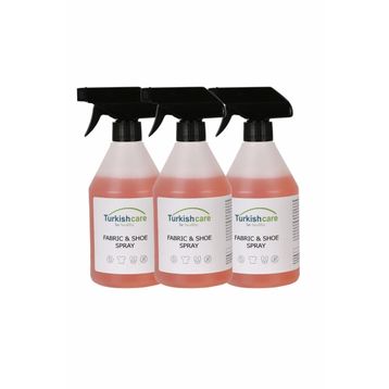 Turkish Care 3x500 ml Ayakkabı ve Kumaş Temizleme Spreyi
