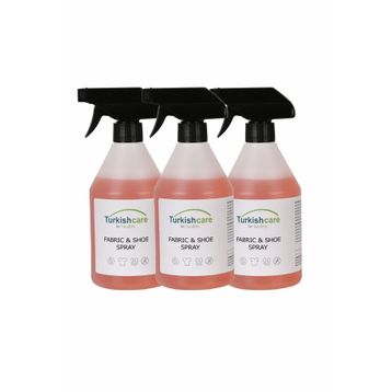 Turkish Care 3x500 ml Ayakkabı ve Kumaş Temizleme Spreyi