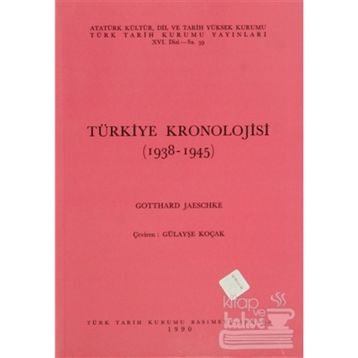 TÜRKIYE KRONOLOJISI (1938-1945) - GENEL