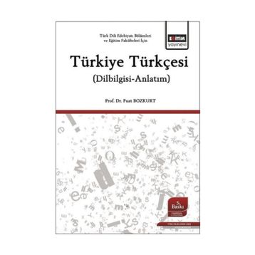 TÜRKİYE TÜRKÇESİ - FUAT BOZKURT